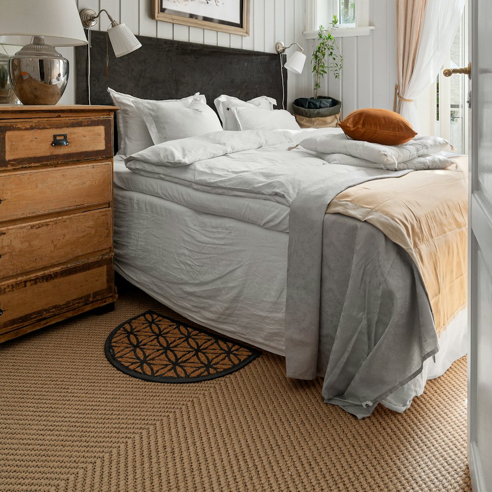Bedroom with a king-size bed